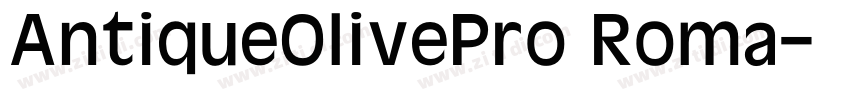 AntiqueOlivePro Roma字体转换